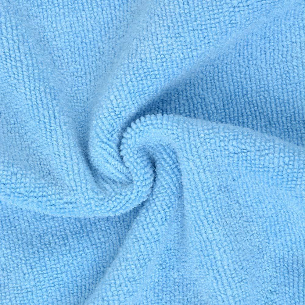 12 PCS/Lot 12"x12" Sinland All-purpose Household Microfiber Towel Absorbent Kitchen Glass Cleaning Cloths Wiping Dusting Rags 201021