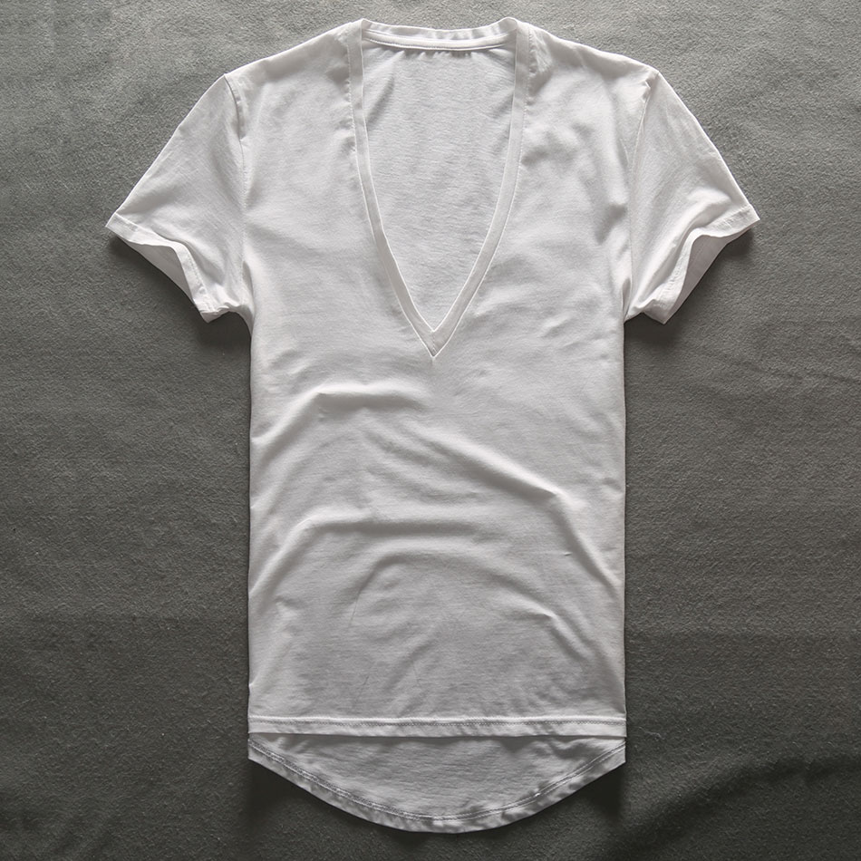Deep V Neck T-Shirt Men Plain V-Neck T Shirts For Men 2017 Fashion Compression Top Tees Male Fathers Day Gifts, Sky blue
Deep V Neck T-Shirt Men Plain V-Neck T Shirts For Men 2017 Fashion Compression Top Tees Male Fathers Day Gifts, Sky blue