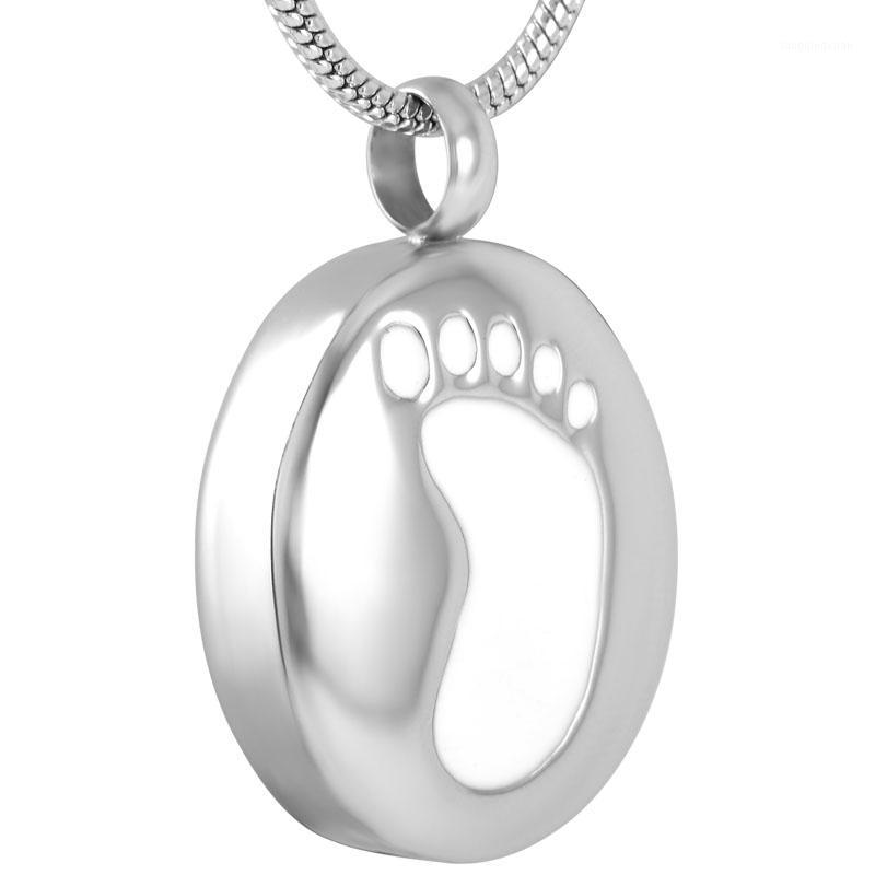 IJD9179 Stainless Steel Baby Footprints Round Cremation Memorial Pendant for Ashes Urn Souvenir Keepsake Necklace Jewelry1
IJD9179 Stainless Steel Baby Footprints Round Cremation Memorial Pendant for Ashes Urn Souvenir Keepsake Necklace Jewelry1