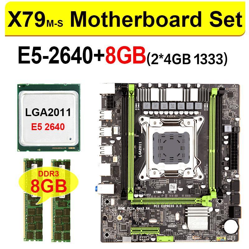 JINGSHA X79 M-S motherboard LGA2011 E5 2640 CPU 2pcs x 4GB = 8GB DDR3 1333Mhz ECC REG Memory Set M-ATX combos M.2 SSD1
JINGSHA X79 M-S motherboard LGA2011 E5 2640 CPU 2pcs x 4GB = 8GB DDR3 1333Mhz ECC REG Memory Set M-ATX combos M.2 SSD1