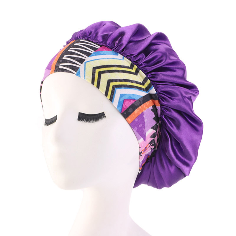 Nightcap with elastic broad brim hairband Hair Accessories Tools 6 Colors Blue Red Black Grey
