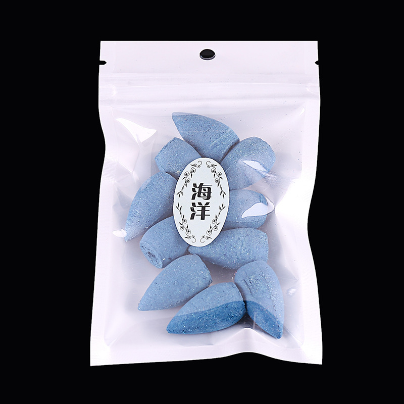 Incense 10pcs/Bag Natural Cones Waterfall Backflow Tower Accessories Sandalwood Rose Lavender Colorful Fragrance Trial Pack