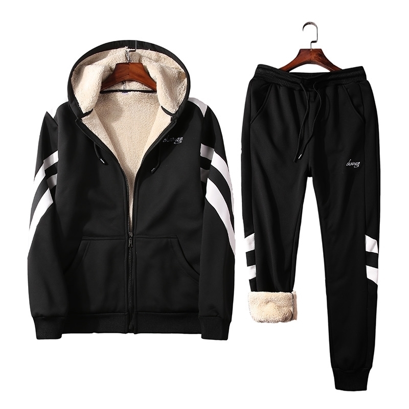 Plus Size New Men's Sets Fashion Brand Tracksuit Lined Thick Sweatshirt + Pants Sportswear Suit Male Pure Cotton Winter Suit 201202, 1988 black
Plus Size New Men's Sets Fashion Brand Tracksuit Lined Thick Sweatshirt + Pants Sportswear Suit Male Pure Cotton Winter Suit 201202, 1988 black