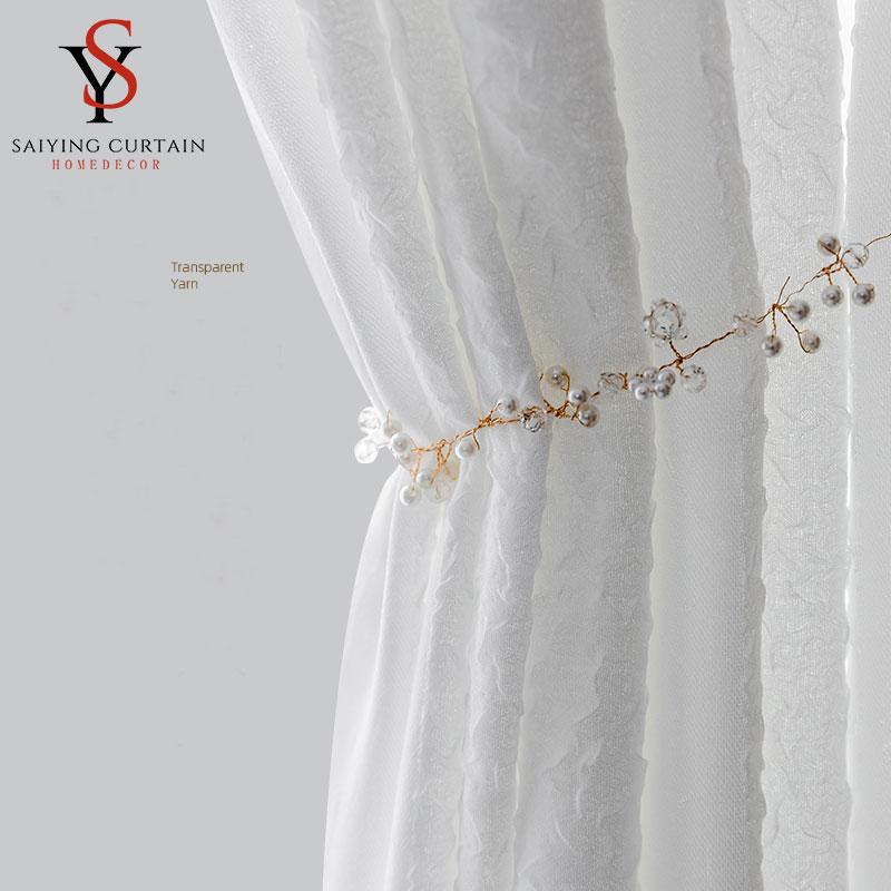 Striped White Tulle Window Curtains For Living Room Modern Wrinkle Voile Sheer Curtain For Bedroom The Kitchen Drape Customized, Gray
Striped White Tulle Window Curtains For Living Room Modern Wrinkle Voile Sheer Curtain For Bedroom The Kitchen Drape Customized, Gray
