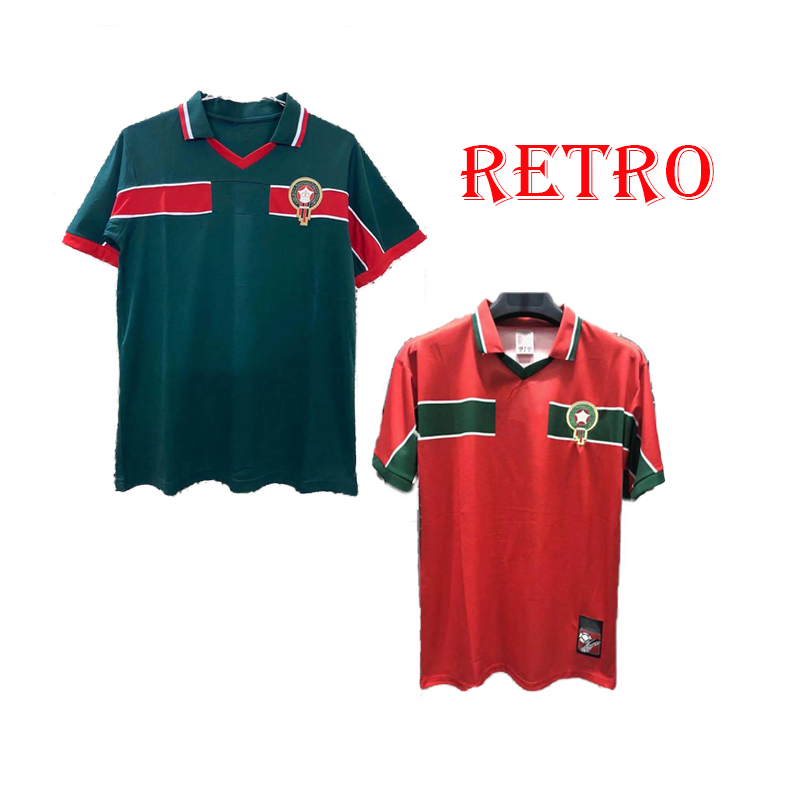 1998 Retro Morocco classic Soccer Jerseys OUAKILI NEQROUZ BASSIR ABRAMI ancient maillot EL HADRIOUI HADJI Oldest Football shirts, Black
1998 Retro Morocco classic Soccer Jerseys OUAKILI NEQROUZ BASSIR ABRAMI ancient maillot EL HADRIOUI HADJI Oldest Football shirts, Black