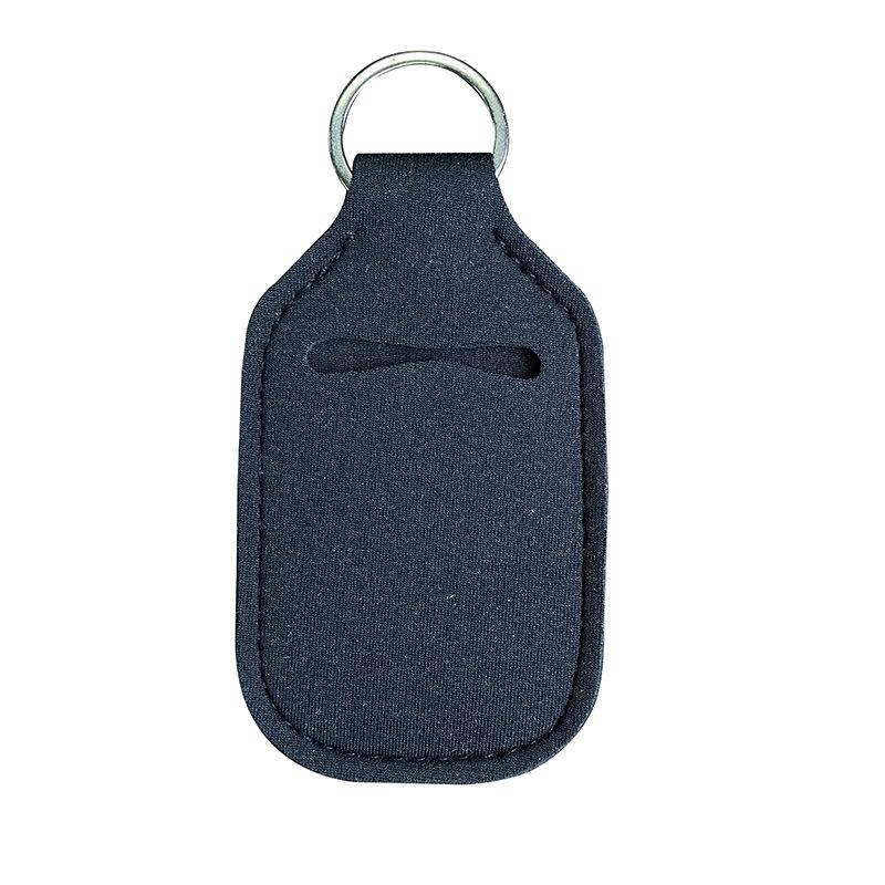 30ml Portable Hand Sanitizer Bottles Holder Keychain Bags Neoprene Key Chain Bag Holder Hand Sanitizer Lotion Soap Bulk Liquids Key Rings
