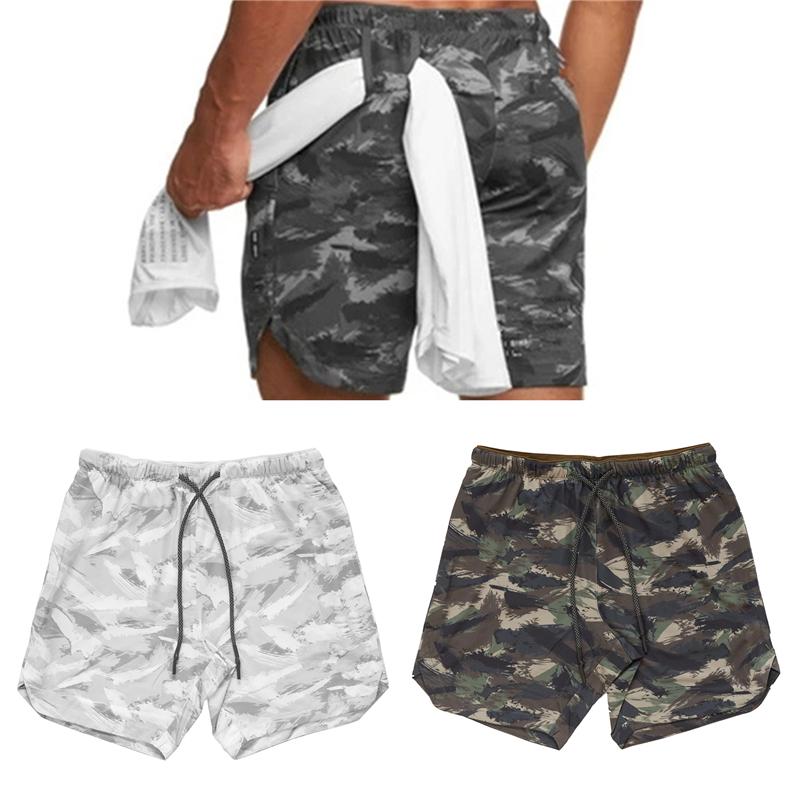 2021 Camo Running Shorts Men 2 In 1 Double-deck Quick Dry GYM Sport Shorts Fitness Jogging Workout Men Sports Short Pants, Army green
2021 Camo Running Shorts Men 2 In 1 Double-deck Quick Dry GYM Sport Shorts Fitness Jogging Workout Men Sports Short Pants, Army green