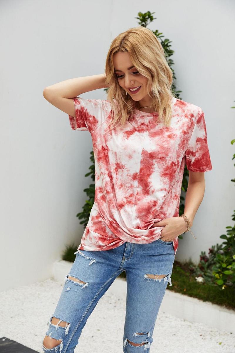Blouse shirt NEW 2020 Fashion hot style short sleeved round neck tie-dye kink shirts, Style3
Blouse shirt NEW 2020 Fashion hot style short sleeved round neck tie-dye kink shirts, Style3