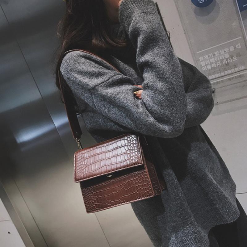 New Fashion Women PU Leather Handbag Tote Shoulder Crossbody Bag Vintage Simple Girls Female High Quality Leather Shoulder Bag, Black
New Fashion Women PU Leather Handbag Tote Shoulder Crossbody Bag Vintage Simple Girls Female High Quality Leather Shoulder Bag, Black