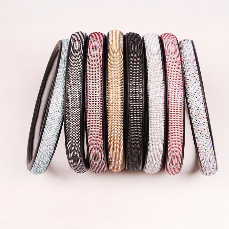 2020 New Design 38cm Four Season Car Steering Wheel Cover with Glitter Diamonds Anti-slip Steering Cover for Women Great Gift1
2020 New Design 38cm Four Season Car Steering Wheel Cover with Glitter Diamonds Anti-slip Steering Cover for Women Great Gift1