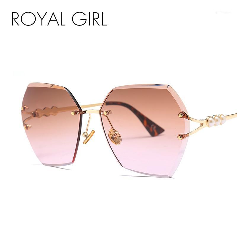 ROYAL GIRL Luxury Rimless Sunglasses Women 2020 Brand Irregular Trimmed Eyewear Pearl Metal Frame Sun Glasses Female UV400 ss7261
ROYAL GIRL Luxury Rimless Sunglasses Women 2020 Brand Irregular Trimmed Eyewear Pearl Metal Frame Sun Glasses Female UV400 ss7261