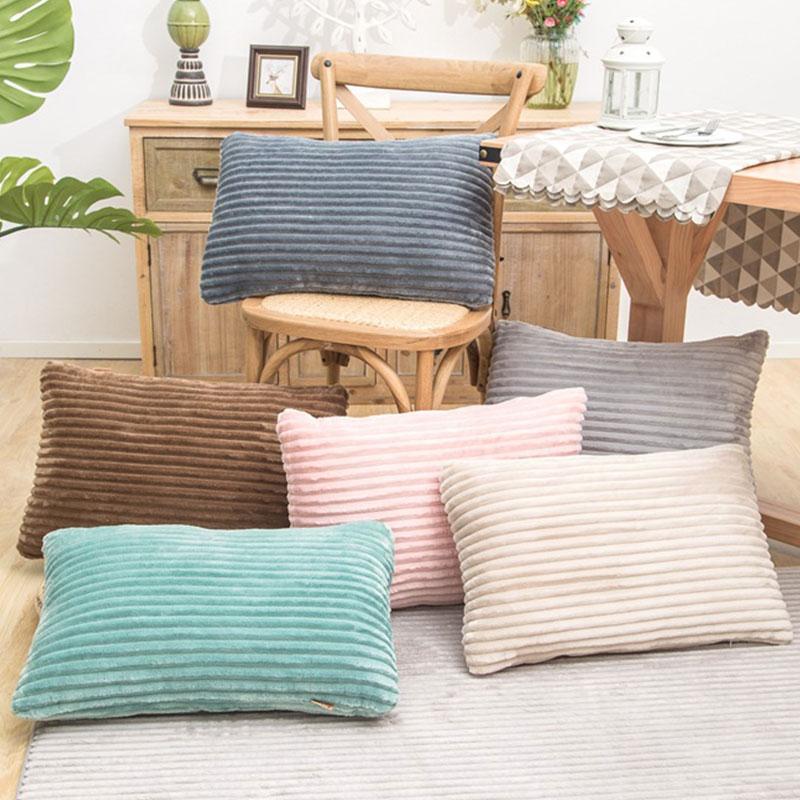 Soft Corduroy Stripes Flannel Cushion Cover Solid Pillow Case For Home Sofa Cushion Covers Decoration Pillowcases 30x50cm
Soft Corduroy Stripes Flannel Cushion Cover Solid Pillow Case For Home Sofa Cushion Covers Decoration Pillowcases 30x50cm