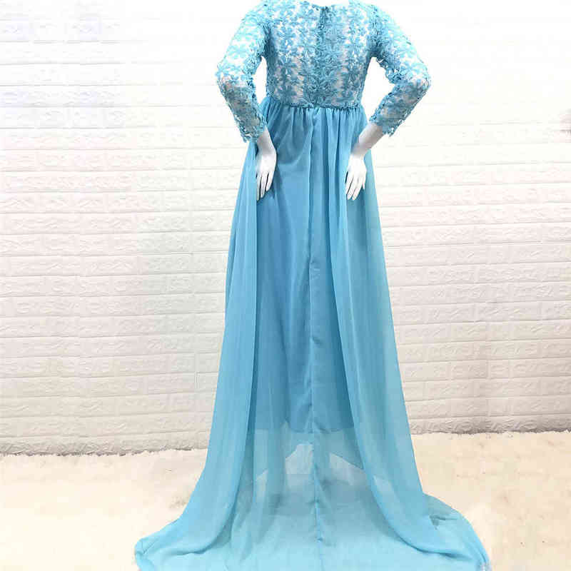 New Sexy Maternity Photography Dresses For Baby Shower Party Long Pregnancy Shoot Dress Cute Pregnant Women Maxi Gown Photo Prop AA220309
