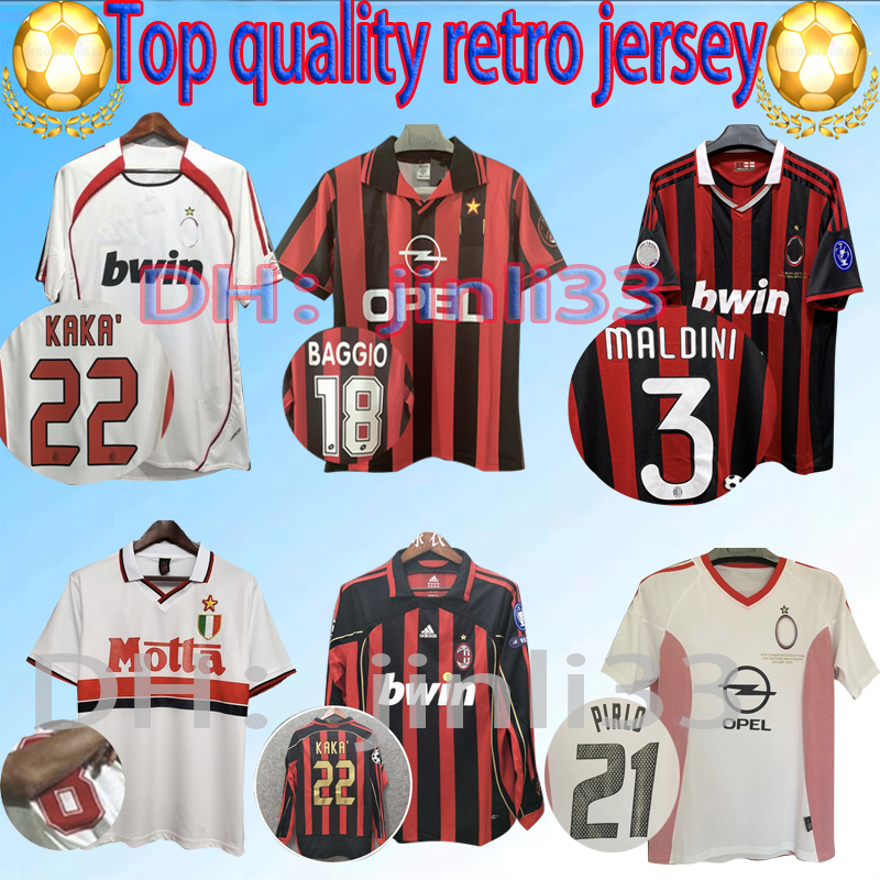90 91 Retro shirts home 96 97 Gullit SOCCER JERSEY 02 03 04 Maldini Van Basten football RONALDO KAKA Inzaghi AC 06 07 MILAN 2009 SHEVCHENKO, 10
90 91 Retro shirts home 96 97 Gullit SOCCER JERSEY 02 03 04 Maldini Van Basten football RONALDO KAKA Inzaghi AC 06 07 MILAN 2009 SHEVCHENKO, 10