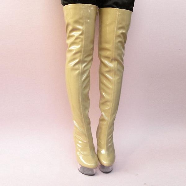 Ultra 15cm Sexy Over-The-Knee Boots Fashion Soft PU Leather Thigh High Boots Sexy Long For Women, As pic
Ultra 15cm Sexy Over-The-Knee Boots Fashion Soft PU Leather Thigh High Boots Sexy Long For Women, As pic