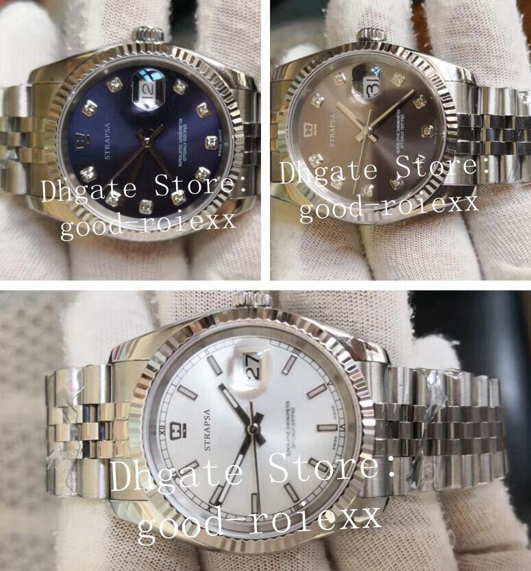 18 Style 36mm Watch Mens Automatic 2813 Jubilee Bracelet BP Factory V2 Version Watches 126234 Date Just 126200 Mother Of Pearl Wristwatches, Blue dial
18 Style 36mm Watch Mens Automatic 2813 Jubilee Bracelet BP Factory V2 Version Watches 126234 Date Just 126200 Mother Of Pearl Wristwatches, Blue dial
