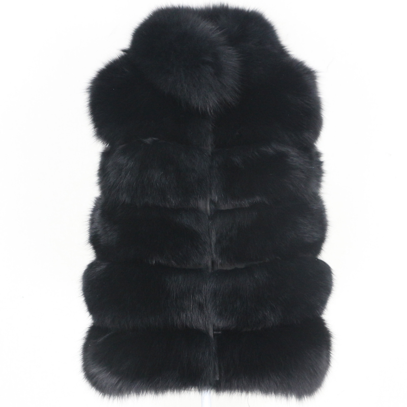 OFTBUY 2020 Winter Jacket Women Black Real Fur Vest Coat Natural Big Fluffy Fox Fur Outerwear Streetwear Stand Collar Sleeveless, Smaller fur style
OFTBUY 2020 Winter Jacket Women Black Real Fur Vest Coat Natural Big Fluffy Fox Fur Outerwear Streetwear Stand Collar Sleeveless, Smaller fur style