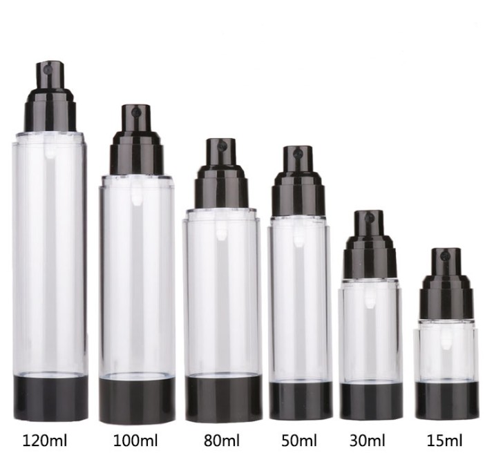 Black clear AS cosmetics packaging vacuum bottle emulsion bottle spray bottle set 15ml 30ml 50ml 80ml 100ml 120ml
Black clear AS cosmetics packaging vacuum bottle emulsion bottle spray bottle set 15ml 30ml 50ml 80ml 100ml 120ml