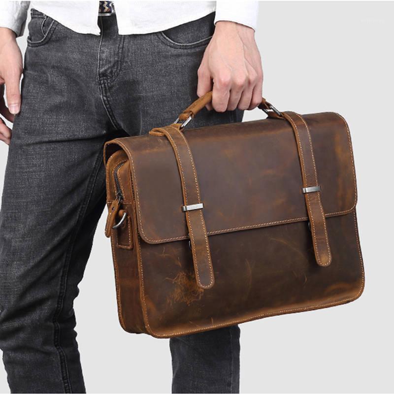 Men's Briefcase 100% Genuine Leather Business Handbag Laptop Vintage Large Office Shoulder Messenger Bags Travel Bolsas1, Black
Men's Briefcase 100% Genuine Leather Business Handbag Laptop Vintage Large Office Shoulder Messenger Bags Travel Bolsas1, Black