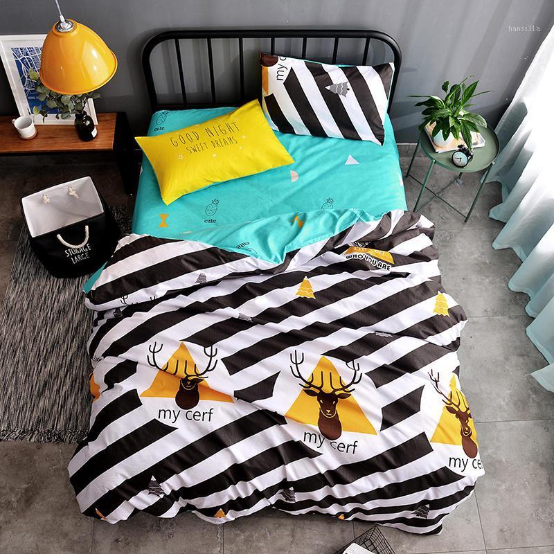 Valanorean AB Side Elk Design Bedding Set Zebra Stripes Duvet Cover Sets Blue Flat Sheet Pillowcase Quilt Cover Full Queen1, Buy 2pcs pillowcase
Valanorean AB Side Elk Design Bedding Set Zebra Stripes Duvet Cover Sets Blue Flat Sheet Pillowcase Quilt Cover Full Queen1, Buy 2pcs pillowcase