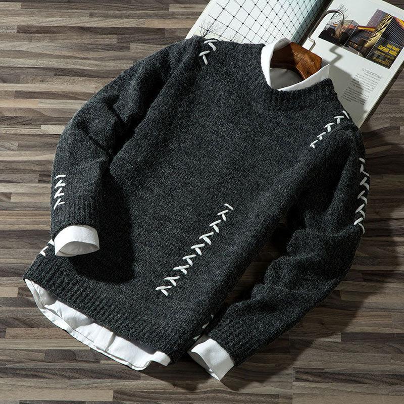 Spring Autumn Mens Sweater Casual Wool Pullover Jumper Pullover Fashion Mens Slim Fit Knitted Shirt Clothing, Grey
Spring Autumn Mens Sweater Casual Wool Pullover Jumper Pullover Fashion Mens Slim Fit Knitted Shirt Clothing, Grey