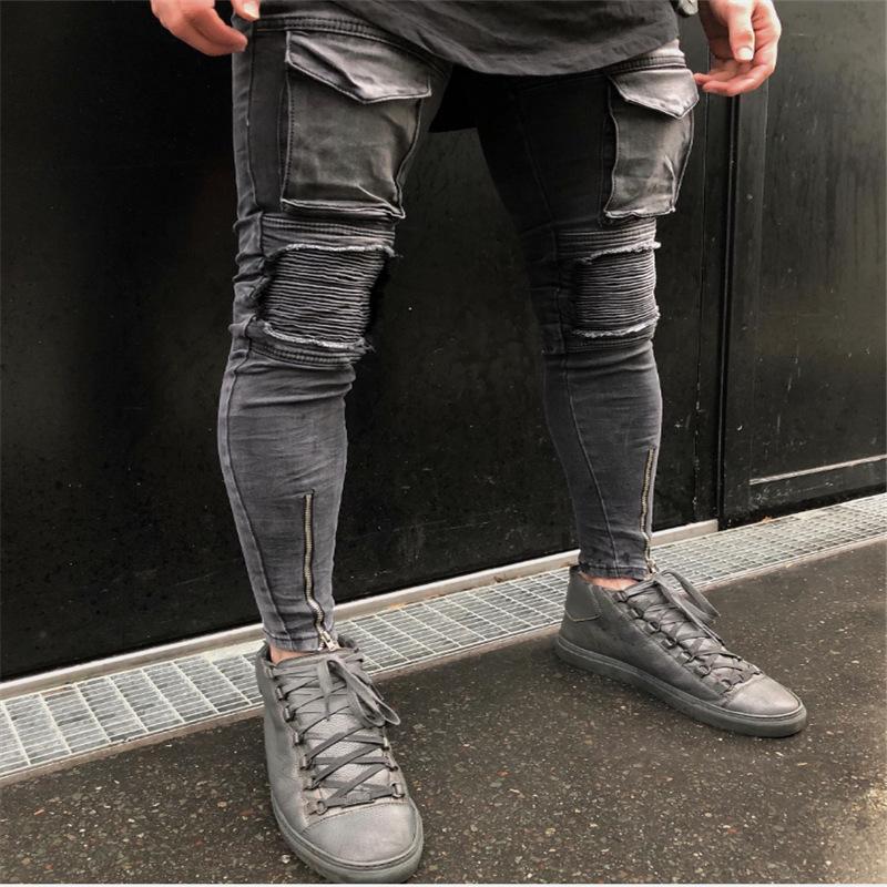 Europe And America High Street Trend Biker MEN'S Jeans Slim Fit Skinny Pants Men's Large Pocket Long Pants, 1864
Europe And America High Street Trend Biker MEN'S Jeans Slim Fit Skinny Pants Men's Large Pocket Long Pants, 1864