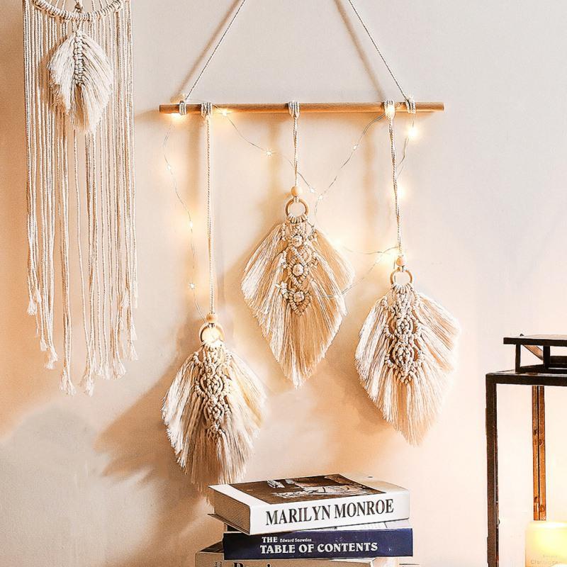 Macrame Woven Wall Hanging Tapestry Boho Chic Bohemian Room Geometric Art Tapestries Beautiful Apartment Dorm Room Decoration
Macrame Woven Wall Hanging Tapestry Boho Chic Bohemian Room Geometric Art Tapestries Beautiful Apartment Dorm Room Decoration