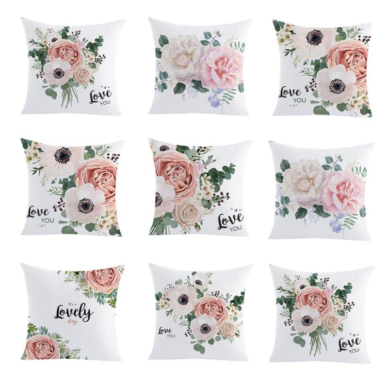 Rose Peony Flower Cushion Cover Polyester Cotton 45X45CM Pillowcase Home Decorative Throw Pillow Covers Wedding Room Decor, Tpr128-4
Rose Peony Flower Cushion Cover Polyester Cotton 45X45CM Pillowcase Home Decorative Throw Pillow Covers Wedding Room Decor, Tpr128-4