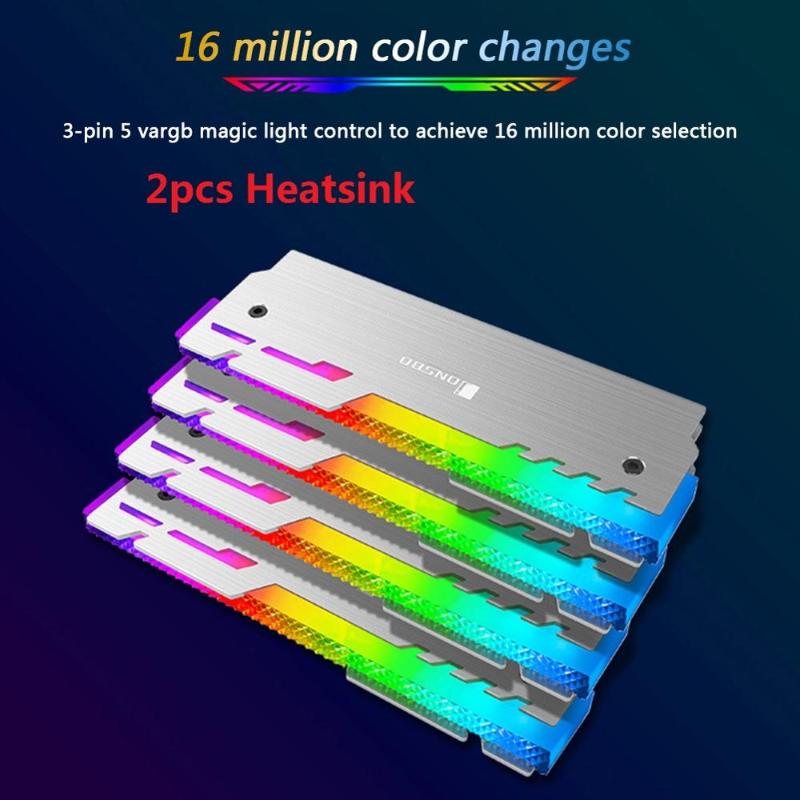 2pcs Jonsbo NC-3 Gorgeous RAM Cooling Heatsink 3 Pin 5V Aluminum Heat Dissipation Pad Desktop Memory Cooler Radiator Dropship
2pcs Jonsbo NC-3 Gorgeous RAM Cooling Heatsink 3 Pin 5V Aluminum Heat Dissipation Pad Desktop Memory Cooler Radiator Dropship