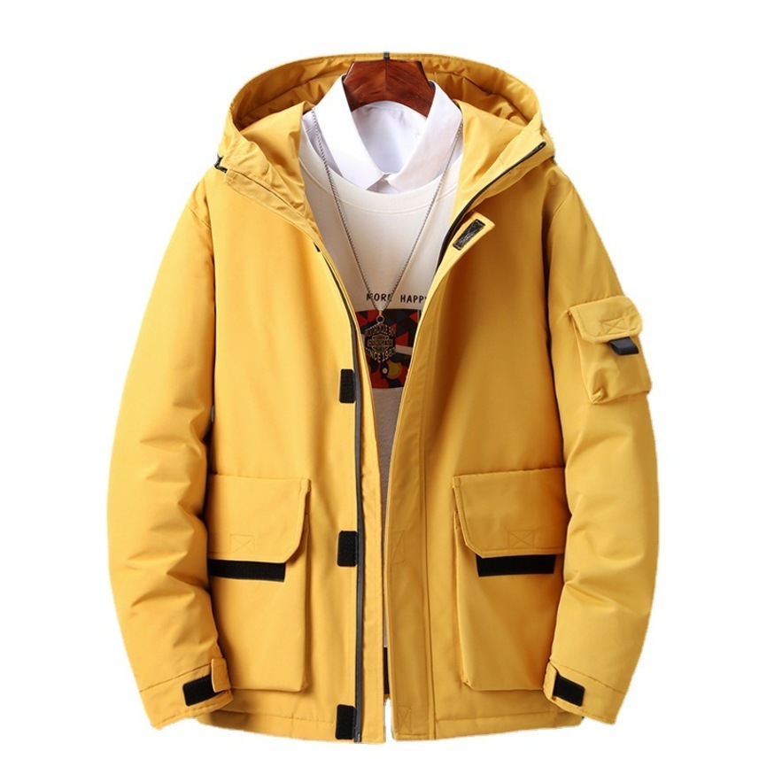 Down et short 2021 new Korean fashion light and thin work handsome winter cloth thickened men's coat, Black
Down et short 2021 new Korean fashion light and thin work handsome winter cloth thickened men's coat, Black