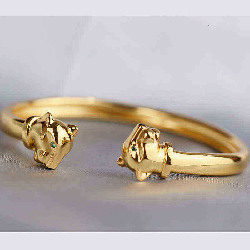 Top Brand Pure 925 Sterling Silver Jewelry Leopard Rose Gold Double Panther Head Bangle Wedding Color Cuff
Top Brand Pure 925 Sterling Silver Jewelry Leopard Rose Gold Double Panther Head Bangle Wedding Color Cuff