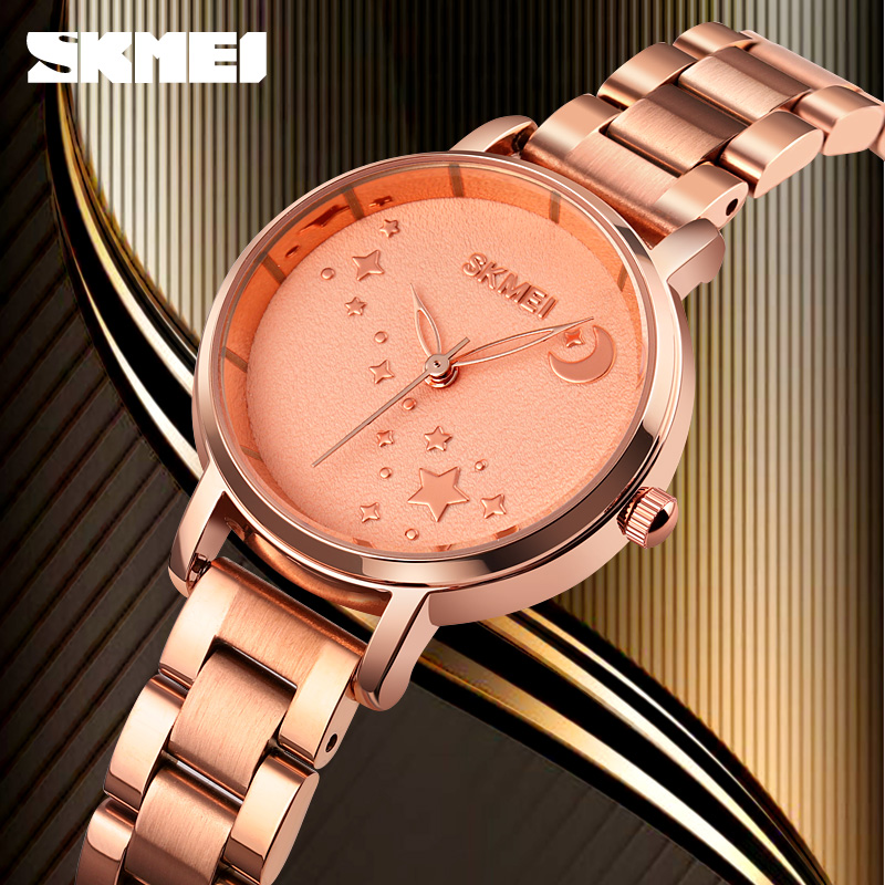 2020 Luxury Casual Ladies Watches Fashion Quartz Watch Steel Strap Womens Wristwatch Top Brand SKMEI 30m Waterproof Clock, Rose gold
2020 Luxury Casual Ladies Watches Fashion Quartz Watch Steel Strap Womens Wristwatch Top Brand SKMEI 30m Waterproof Clock, Rose gold