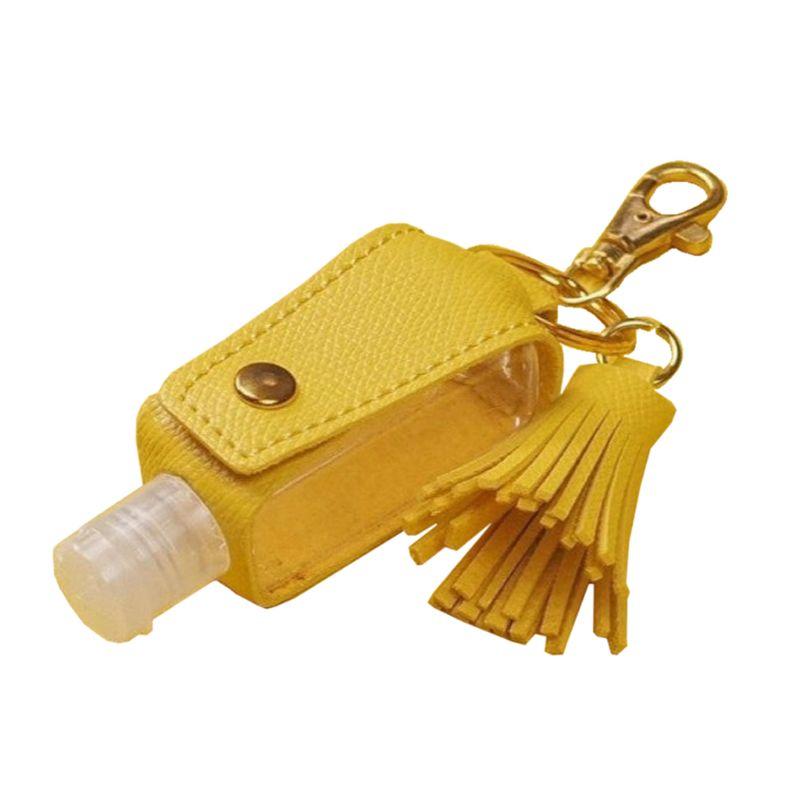 30ml Portable Empty Hand Sanitize Bottle with Tassels Leather Keychain Holder 28TA
30ml Portable Empty Hand Sanitize Bottle with Tassels Leather Keychain Holder 28TA