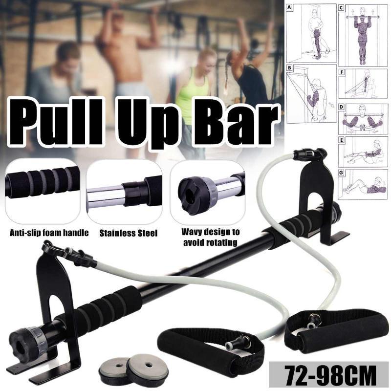 Adjustable Door Horizontal Bar with Pull Rope Exercise Home Workout Gym Chin Up Pull Up Training Bar Sport Fitness Equipments1
Adjustable Door Horizontal Bar with Pull Rope Exercise Home Workout Gym Chin Up Pull Up Training Bar Sport Fitness Equipments1