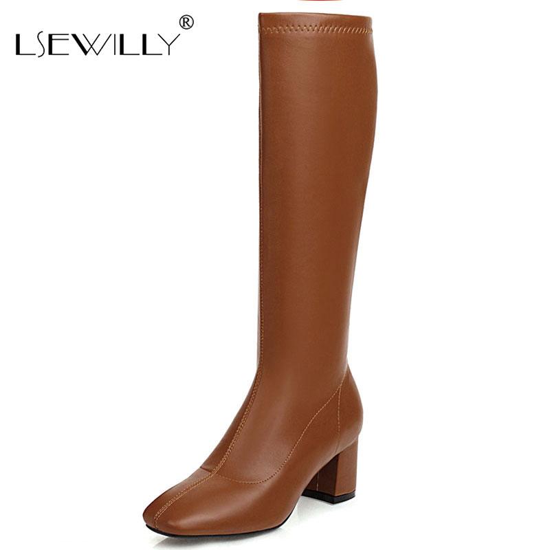 Lsewilly Women Winter Shoes Knee High Boots Big Size High Quality Leather Brand Women Shoes Winter Boots Black Yellow, Beige
Lsewilly Women Winter Shoes Knee High Boots Big Size High Quality Leather Brand Women Shoes Winter Boots Black Yellow, Beige