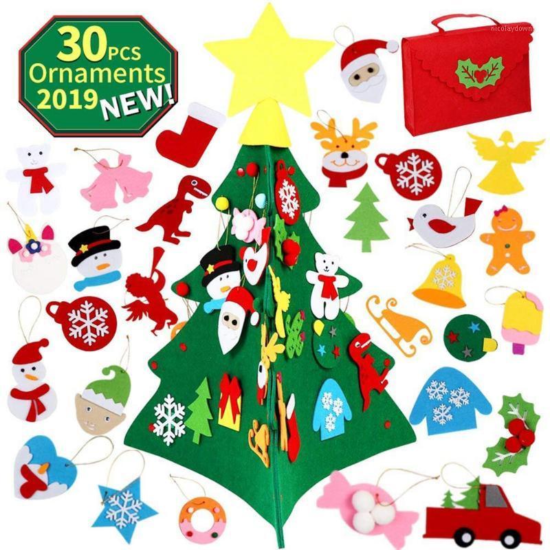 Kids DIY Felt Christmas Tree Christmas Decoration for Home Navidad 2021 New Year Gifts Ornaments Santa Claus Tree1
Kids DIY Felt Christmas Tree Christmas Decoration for Home Navidad 2021 New Year Gifts Ornaments Santa Claus Tree1
