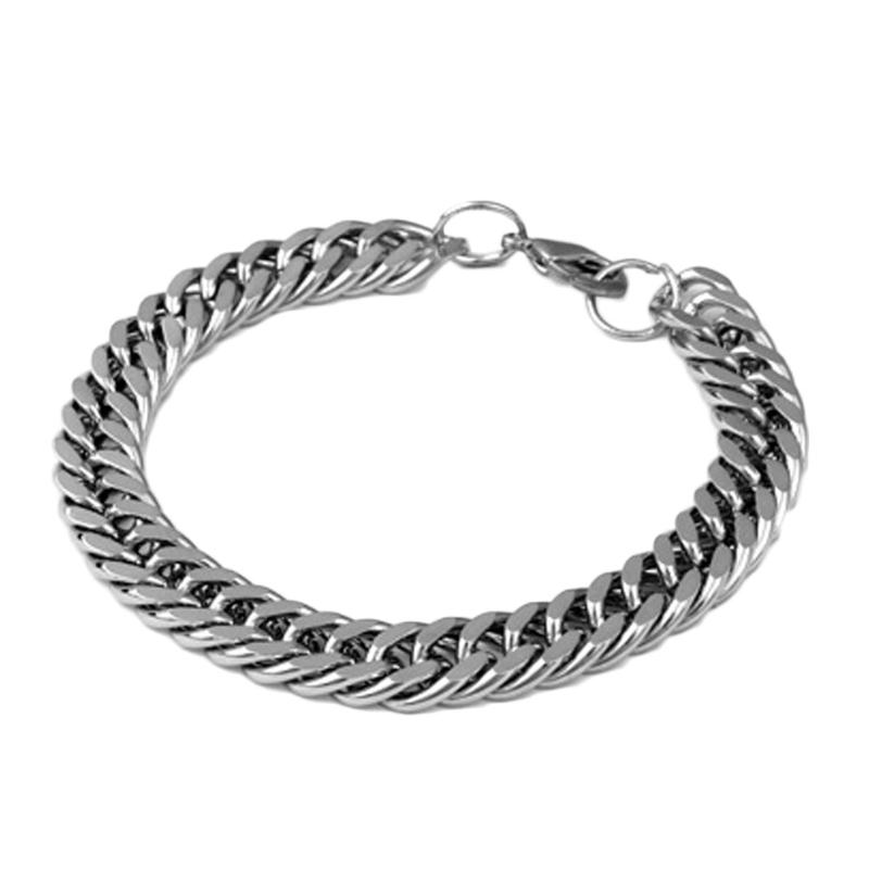 Trendy Men Stainless Steel Bracelet Overlord Thick Chunky Bicycle Motorcycle Chain Men Titanium Male Geometric Bracelet Square
Trendy Men Stainless Steel Bracelet Overlord Thick Chunky Bicycle Motorcycle Chain Men Titanium Male Geometric Bracelet Square