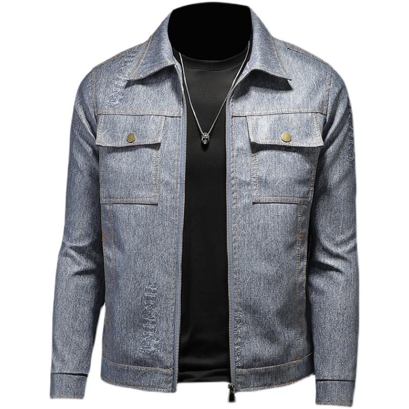 Men's Fur & Faux 2022 Denim Jacket Men Autumn Winter Fashion Stretch Slim Jeans Moto Bike Coat Streetwear, Black
Men's Fur & Faux 2022 Denim Jacket Men Autumn Winter Fashion Stretch Slim Jeans Moto Bike Coat Streetwear, Black