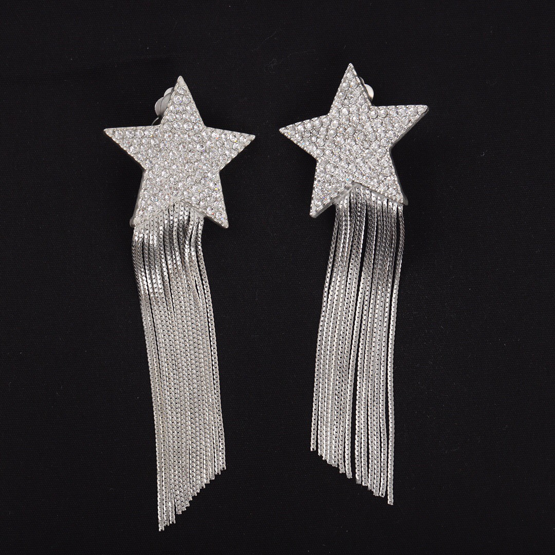Luxurious quality tassel drop clip earring with diamond brooch in platinum color night club jewelry gift free shipping PS3569
Luxurious quality tassel drop clip earring with diamond brooch in platinum color night club jewelry gift free shipping PS3569