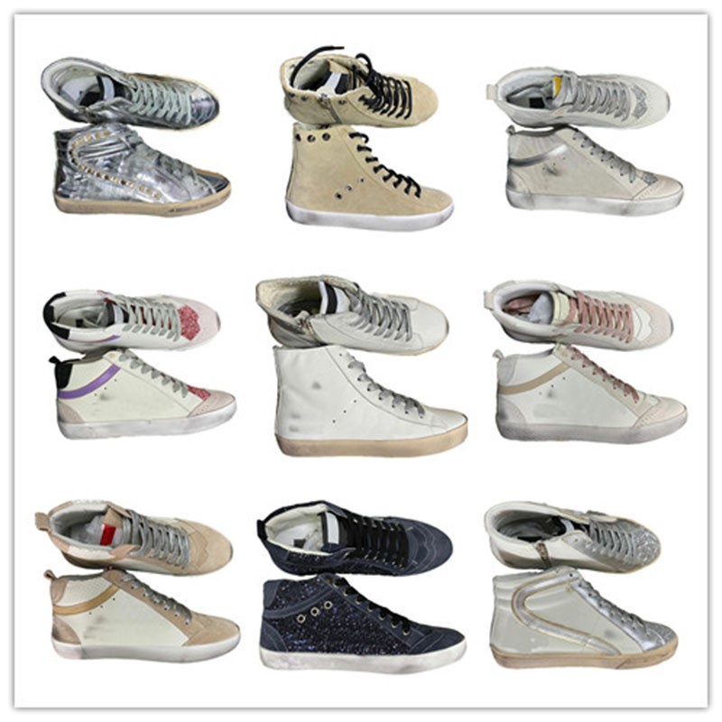 White Deluxe brand shoes Casual Classic Mid Francy Do-old Dirty Golden Glitter Shearling Sneakers Leather Upper Crystal Toe Star And Heel Metal Lettering Sneakers, C3
White Deluxe brand shoes Casual Classic Mid Francy Do-old Dirty Golden Glitter Shearling Sneakers Leather Upper Crystal Toe Star And Heel Metal Lettering Sneakers, C3