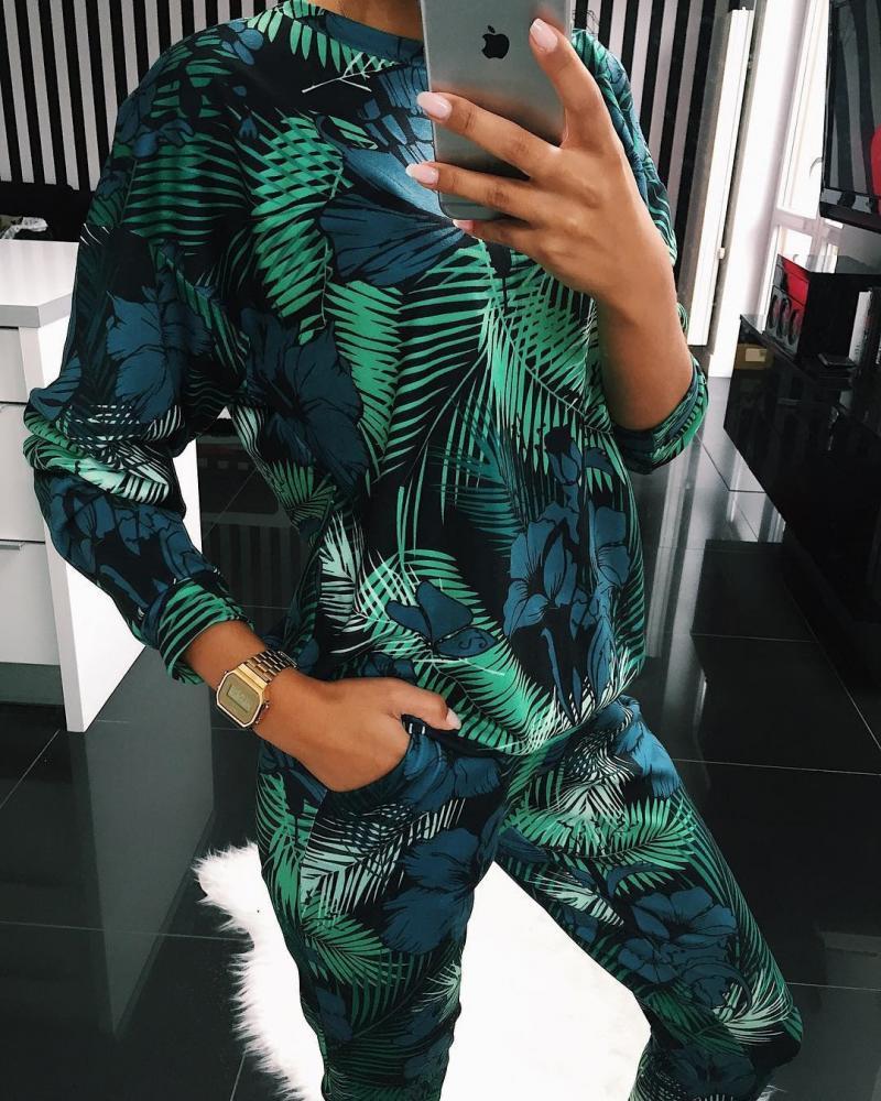 Spring Autumn Women Silk Satin Pajamas Sets Long Sleeve Pijama Flamingo Animal Print Homewear Thin Sleepwear Pyjama Nightwear 201027