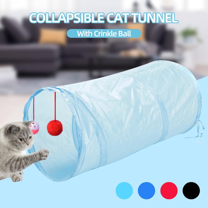 4 Colors Collapsible Cat Tunnel Interactive Play Toy with Ringbell Ball for Cat Hiding Hunting and Resting Ideal and Independent Play
4 Colors Collapsible Cat Tunnel Interactive Play Toy with Ringbell Ball for Cat Hiding Hunting and Resting Ideal and Independent Play
