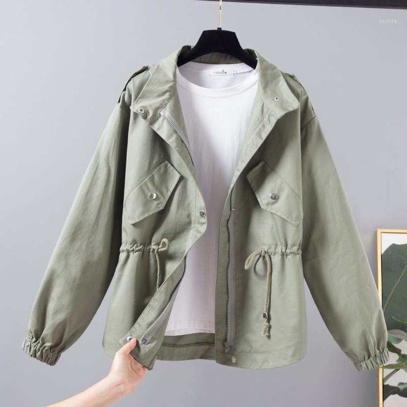 Harajuku Trench Coat Women 2020 Spring Autumn New Loose Plus Size Lace up Zipper Mid-length Windbreaker Womens Coats Tide G2311, Black
Harajuku Trench Coat Women 2020 Spring Autumn New Loose Plus Size Lace up Zipper Mid-length Windbreaker Womens Coats Tide G2311, Black