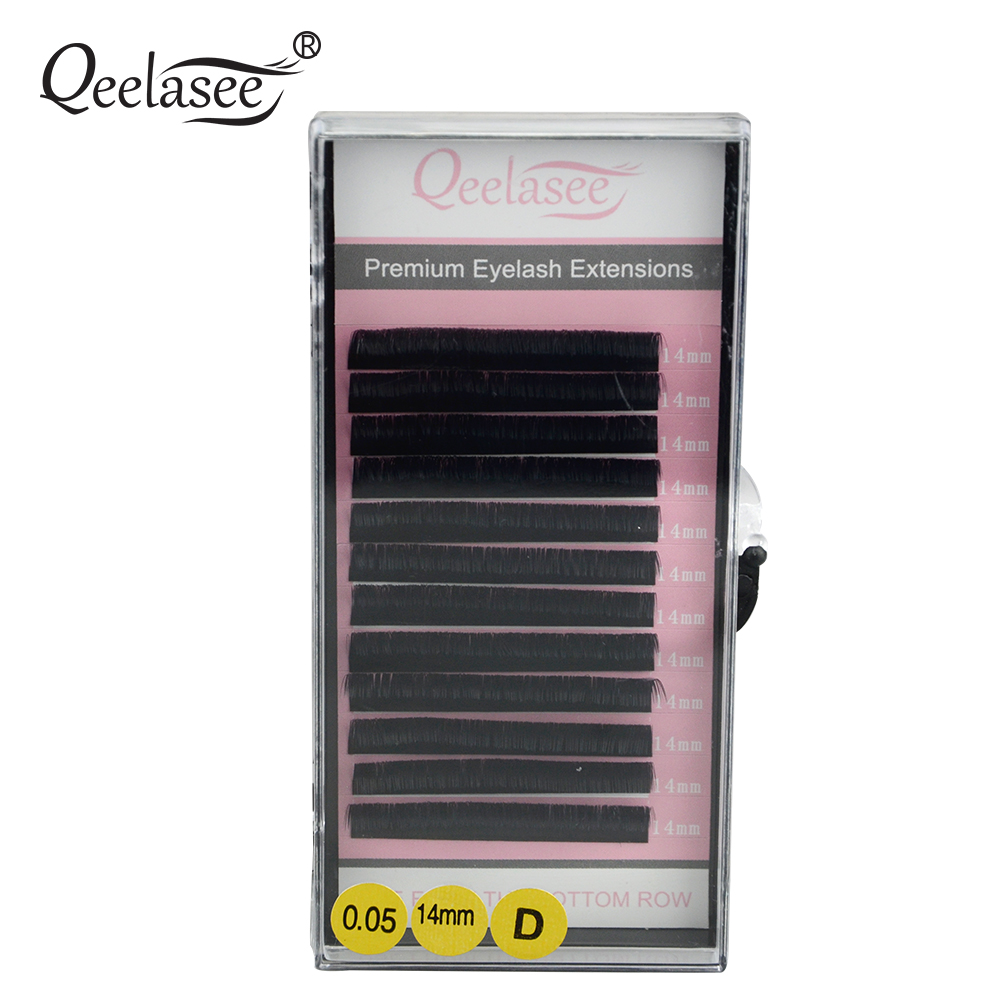 Qeelasee 10 cases 0.05mm mink eyelash extension maquiagem cilios Russian volume eyelashes makeup lashes 8-18mm available
Qeelasee 10 cases 0.05mm mink eyelash extension maquiagem cilios Russian volume eyelashes makeup lashes 8-18mm available