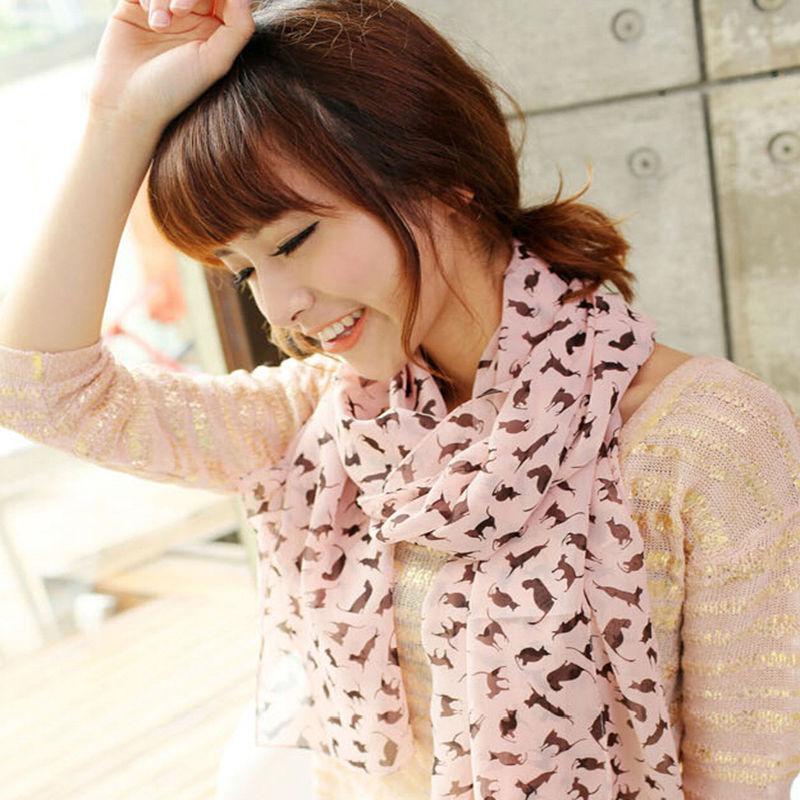 1 pc High Quality The Cat Design Scarf Beautiful Charming Scarf As A Good Gift women clothing accessories
1 pc High Quality The Cat Design Scarf Beautiful Charming Scarf As A Good Gift women clothing accessories