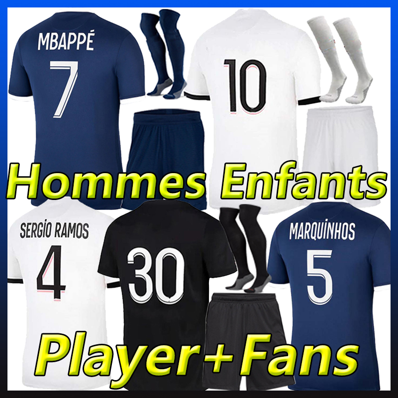 21/22 MBAPPE soccer jerseys fans player version HAKIMI SERGIO RAMOS WIJNALDUM football shirt 2021 2022 MARQUINHOS VERRATTI ICARDI Men+Kids Kits sock Full sets, 21-22 fourth kit
21/22 MBAPPE soccer jerseys fans player version HAKIMI SERGIO RAMOS WIJNALDUM football shirt 2021 2022 MARQUINHOS VERRATTI ICARDI Men+Kids Kits sock Full sets, 21-22 fourth kit