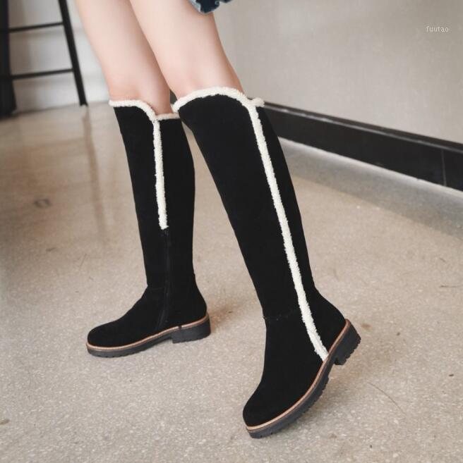 2020 New Winter Models Snow Boots Women Over The KneeWomen's Winter Warm Snow Boots Frosted Flat With Increased Knee1, Black
2020 New Winter Models Snow Boots Women Over The KneeWomen's Winter Warm Snow Boots Frosted Flat With Increased Knee1, Black