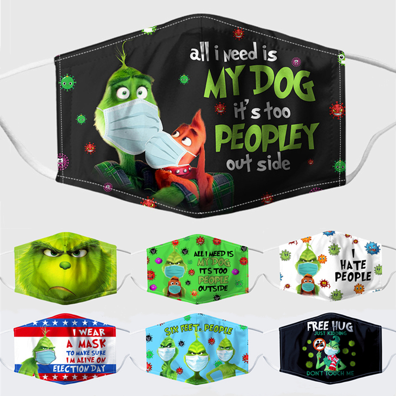 Fashion Christmas Grinch Masks Cartoon 3D Print Grinch Funny Mask Protection Breathable Face Mask (26 Styles Optional)
Fashion Christmas Grinch Masks Cartoon 3D Print Grinch Funny Mask Protection Breathable Face Mask (26 Styles Optional)