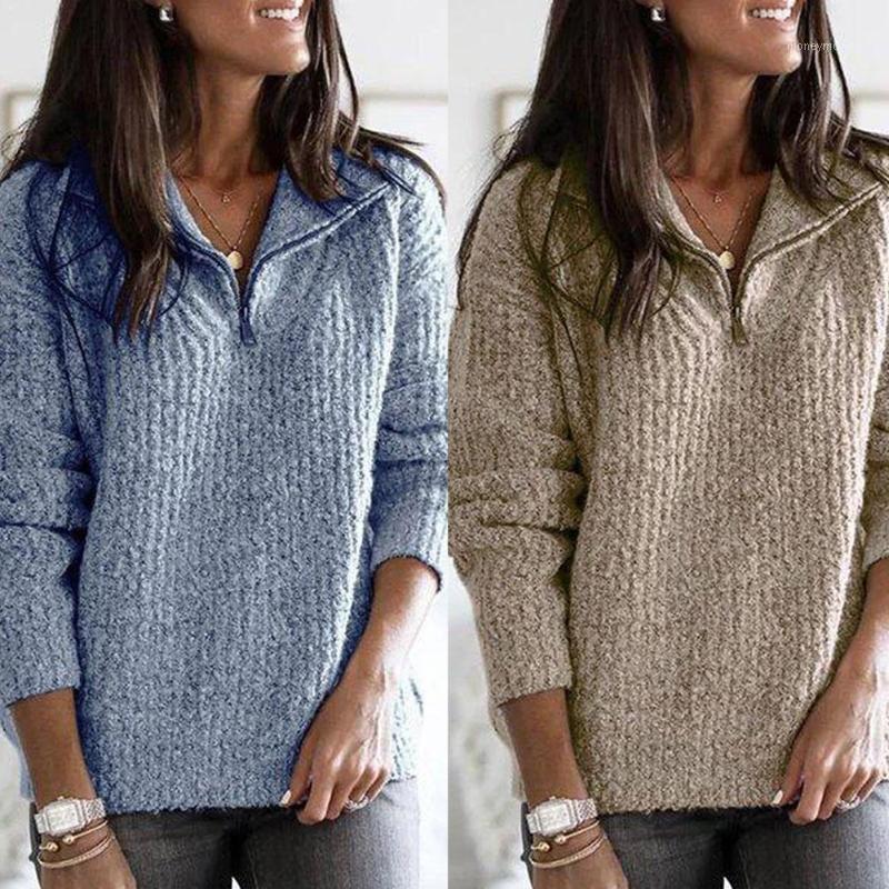 Fashion Women Solid Knitted Zipper Sweaters Vintage Sleeve Plus Casual 2020 Knitwear Autumn Neck V Tops Pullover Sexy Size F3K01, Black
Fashion Women Solid Knitted Zipper Sweaters Vintage Sleeve Plus Casual 2020 Knitwear Autumn Neck V Tops Pullover Sexy Size F3K01, Black