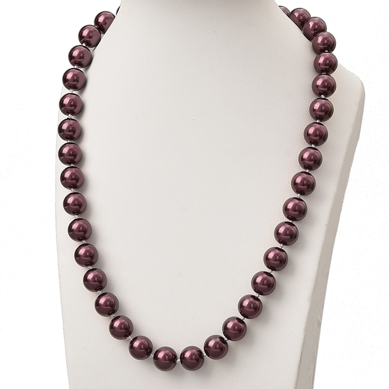 Round 10mm Pearls Beads For Deep Purple Synthetic Pearls Charm Necklace Jewelry Birthday Women Ladies Gifts 18inch H851
Round 10mm Pearls Beads For Deep Purple Synthetic Pearls Charm Necklace Jewelry Birthday Women Ladies Gifts 18inch H851